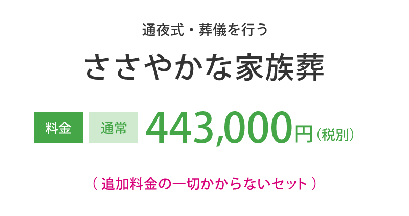 ささやかな家族葬